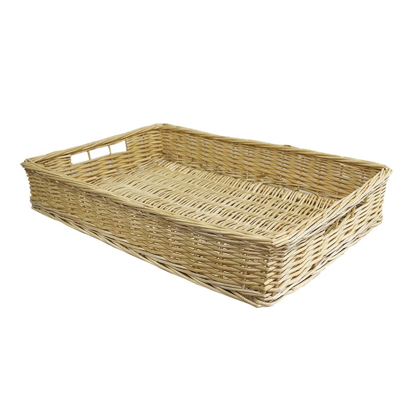 10 unidades cesta de mimbre - rectangular - modelo grande - basket  PROLINEA