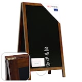 thumbnail of ALLboards Chevalet stop-trottoir étanche 78×44 cm cadre CLASSIC BRUN