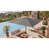 thumbnail of Gastronomie-Luxus-Sonnenschirm HWC-D20, XXL-Schirm Marktschirm, 5x5m (Ø7,2m) Polyester/Alu 90kg ~ anthrazit