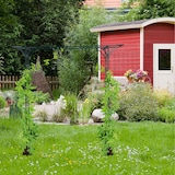 thumbnail of Relaxdays Rosenbogen Metall, eckig, Rankhilfe Kletterpflanzen, Garten, wetterfest, HBT 205 x 202 x 52 cm, dunkelgrün