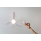 thumbnail of DUPI Ventilador de Techo PRO AIR | Motor DC Silencioso | 6 Velocidades | Luz LED Dimmable 3000–6000K |  Temporizador | Ø 80 cm | Blanco