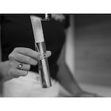 thumbnail of Wasserhahn Küchenarmatur Spültischmischer BOD, Verchromt, mit 360° schwenkbarem Weiss Auslauf und abnehmbare 2 strahl Handbrause