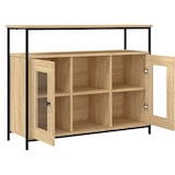thumbnail of vidaXL Sideboard Sonoma-Eiche 100x35x80 cm Holzwerkstoff