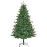 thumbnail of HOMCOM Árbol de Navidad Artificial 180 cm Ignífugo con 1443 Ramas Hojas de PVC Base Plegable y Soporte Metálico Decoración Navideña para Interiores