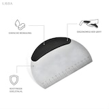 thumbnail of Layba 2er-Set Silikon Teigschaber Orange