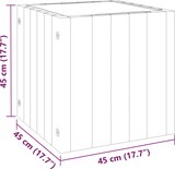 thumbnail of vidaXL Pflanzkübel 45x45x45 cm Massivholz Akazie
