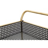 thumbnail of Carrello in metallo nero con 3 ripiani cm 56x37x81