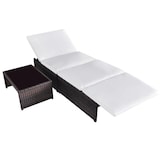 thumbnail of Helloshop26 - Conjunto de 2 tumbonas hamacas camas de jardín muebles de terraza con mesa resina tejida marrón 02_0012130