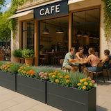 thumbnail of Plantenbak horeca - 100 x 25 x 52 cm - Antraciet
