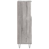 thumbnail of vidaXL Badschrank Grau Sonoma 30x30x100 cm Holzwerkstoff