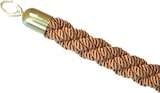 thumbnail of Securit® Geflochtenes Seil für Empfangspfosten "Classic" – Bronze – Goldene Endkappen – 150cm