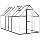 thumbnail of Helloshop26 - Invernadero de tienda para plantas flores y verduras con estructura de base 334 x 169 x 195 cm aluminio antracita 02_0044501