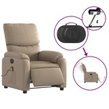 thumbnail of vidaXL Massagesessel Elektrisch Cappuccino-Braun Kunstleder
