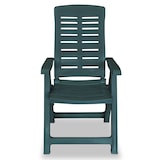 thumbnail of vidaXL Tuinstoelen 2 st verstelbaar kunststof groen