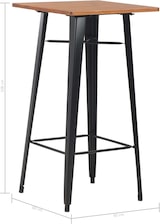 thumbnail of Helloshop26 - Hoher Bar-/Bistrotisch schwarz 108 cm Kiefernholz und Stahl 0902113