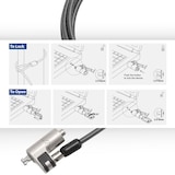 thumbnail of ACT AC9030 Laptopslot | Nano Security Lock | 2 Sleutels | 2 meter