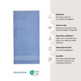 thumbnail of Schiesser Duschtuchset Milano - 2-teilig - 70 x 140 cm - Hellblau
