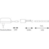 thumbnail of Paulmann FlexLED LED Strip 3D 1,5m   11W   RGB 12VA 78964