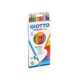 thumbnail of Etui 12 crayons de couleur Stilnovo, coloris assortis