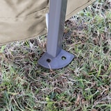 thumbnail of Carpa Plegable con Luces LED 3,3x3,3 m Cenador de Jardín con Control Remoto 4 Paredes Laterales de Malla Altura Ajustable y Bolsa de Transporte
