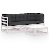 thumbnail of 4-tlg. Garten-Lounge-Set mit Kissen Kiefer Massivholz