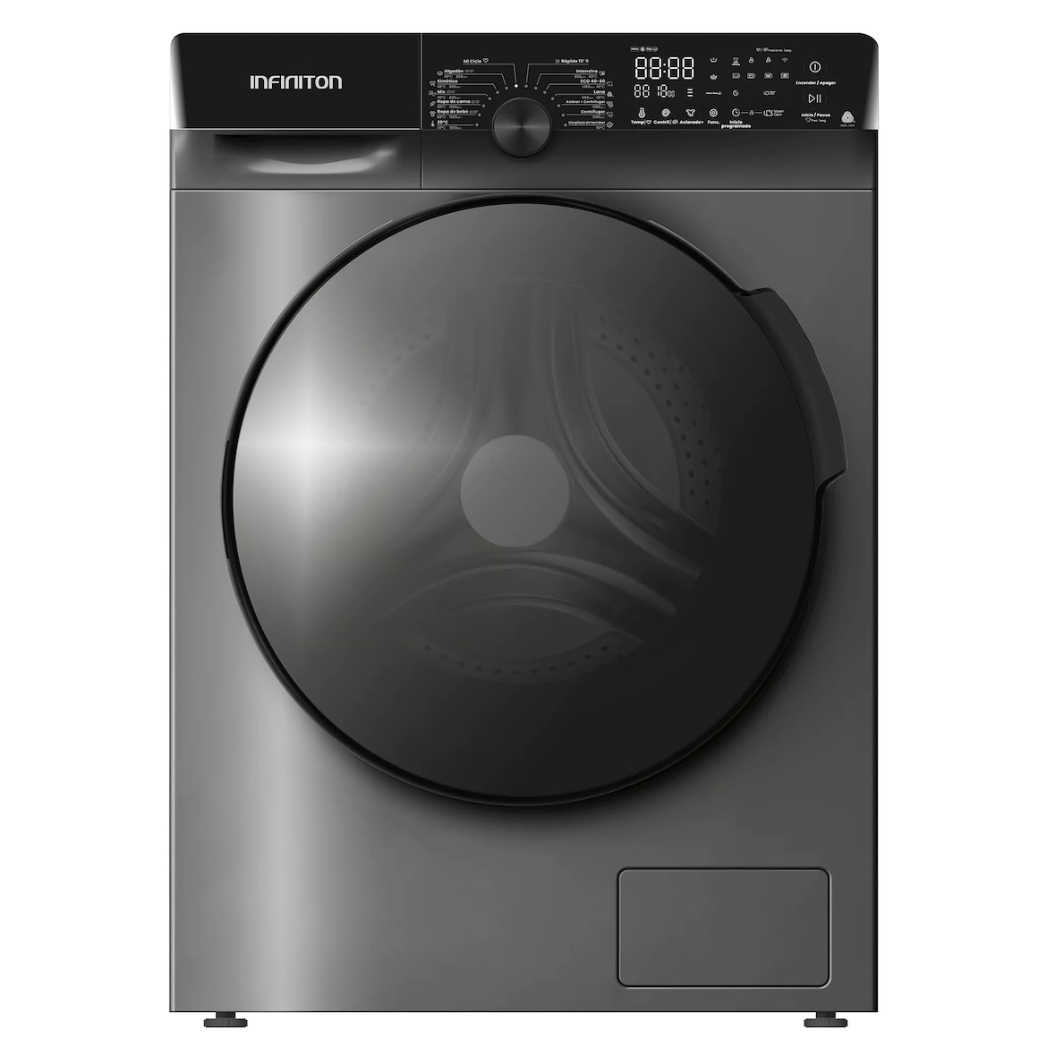 Máquina de Lavar Roupa Infiniton WM-G124AWL, 12 kg, 1400 RPM, A, Inverter, 14 Programas, Branco