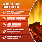 thumbnail of MONZANA® Elektrokamin mit Heizung LED 2000W weiß