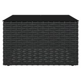 thumbnail of vidaXL 2-tlg. Garten-Lounge-Set mit Kissen Schwarz Poly Rattan