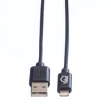 thumbnail of VALUE 8pin naar USB 2.0 kabel voor iPhone, iPod, iPad, 0,15 m