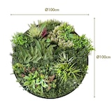 thumbnail of Cuadro vegetal artificial Naturing Monde Ginebra- 100 cm diámetro