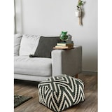 thumbnail of Kelim Sitzwürfel 50x50 H35cm Pouf Fußhocker Sitzhocker Bodenkissen Fußschemel : schwarz