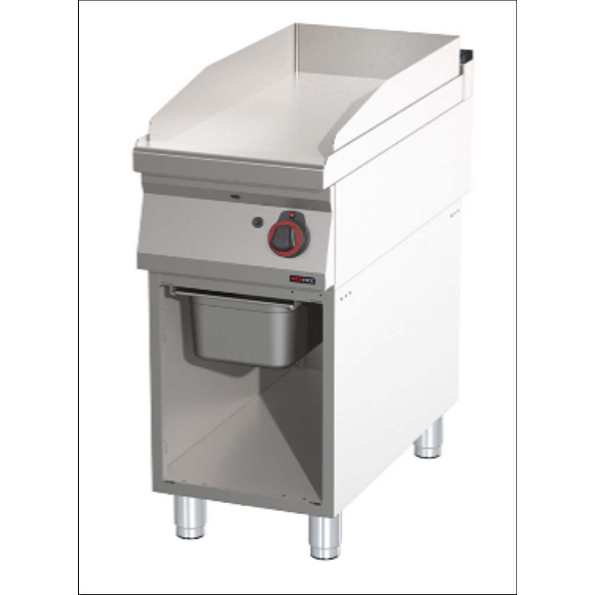 Thermik Serie 900 Gas-Grillplatte mit Unterbau FTH-90/40G