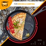 thumbnail of BBQ-Nerd® Gusseisen Crêpespfanne Ø 19 cm für Pfannkuchen Crêpes Spiegelei ? Crepepfanne für Grill Feuerstelle Herd einschl. Induktion