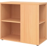 thumbnail of bümö Schreibtisch Schrank in Buche, Container Schrank Büro für Ordner & Co. - Anstell-Container Schreibtisch, Schreibtisch Kommode, Büro Schrank