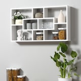 thumbnail of HOMCOM Pensile Libreria da Parete 8 Vani in 3 Diverse Dimensioni