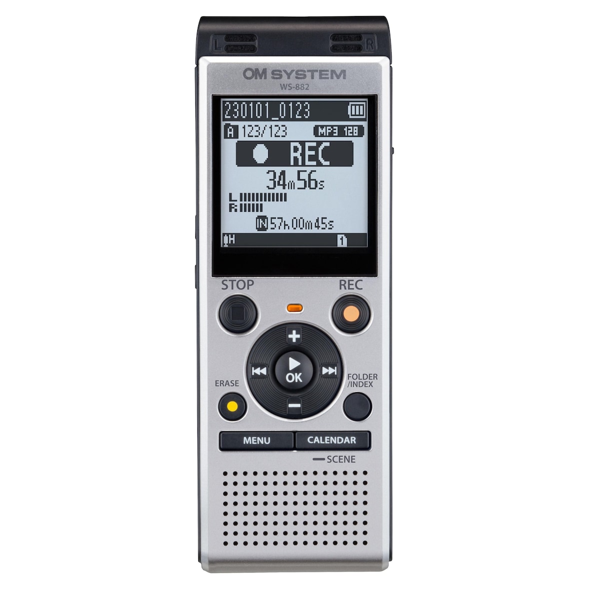 Olympus WS-882 Tarjeta flash plata