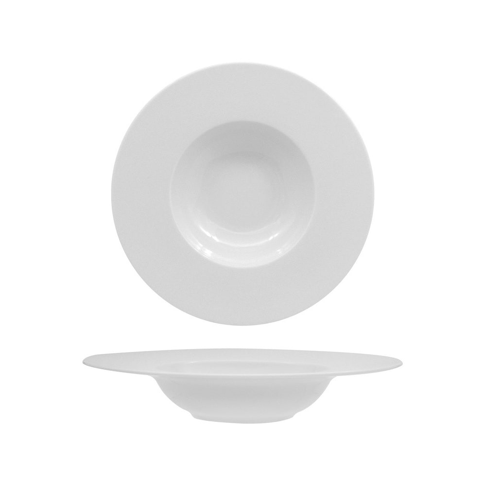 Zen Tunesische pastakom Ø 27 cm binnendiameter Ø 14 cm wit porselein Fenixe verpakking van 6