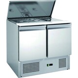 thumbnail of Saladette refrigerata 2 porte. Termostato elettronico. Sbrinamento automatico. Misure 90x70x85(h) cm. ForCold by FIMAR G-S900-FC
