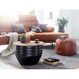 thumbnail of FineBuy Couchtisch Holz Rund Sofatisch Ø 60 cm Tisch Stauraum Wohnzimmertisch