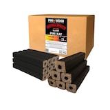 thumbnail of PINI Kay 30 kg eiken houtbriketten 23 cm lang vierkant met trekgat hardhoutbriketten brandhout houtbriketten eiken open haard kachel barbecue