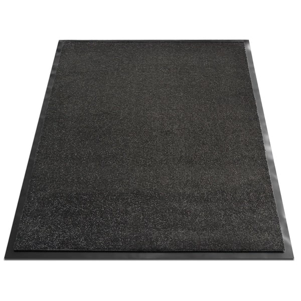 Schmutzfangmatte "Monochrom" - Teppich für Eingangsbereiche / 200 x 300 cm (Schwarz)