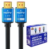 thumbnail of Cabo HDMI de 5 metros com conectores Grip, 18 Gbps, compatível com 4K60 Hz HDR, HDCP2.2, para HDTV