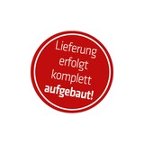 thumbnail of Strandkorb - bene living - Ammersee Teak Bullauge - PE grau - Skyline Frankfurt - Liftersystem