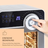 thumbnail of AeroVital Cube Chef Heißluftfritteuse  1700 W 14 Liter 16 Programme Ober- und Unterhitze Silber-Metallic