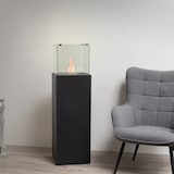 thumbnail of Moritz Ethanol Kamin I großer Standkamin I  121 x 35 x 35 cm I Säule I 1 Liter Brenner I Bioethanol Kamin I Bio Ethanol Kaminofen Indoor Outdoor