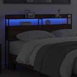 thumbnail of vidaXL Kopfteil mit Regal Braune Eiche 120 cm Holzwerkstoff