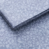 thumbnail of Benetton - Conjunto de lençol de casal de 4 peças: lençol plano (210x270cm), lençol justo (135x200cm), 2 fronhas (45x155cm) 100% algodão azul