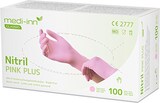 thumbnail of 100 `Medi-Inn® Classic` Handschuhe, Nitril puderfrei pink `Nitril Pink Plus` Größe M