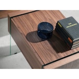 thumbnail of Angel Cerdá  Comodino in legno di noce e vetro temperato 7042C