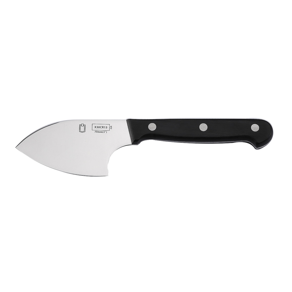 METRO PROFESSIONAL Faca para parmesão Universal Knives, aço inoxidável, 6.9 cm, preto